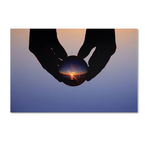 Beata Czyzowska Young 'I'll Give You the World' Canvas Art, 12x19, Trademark Fine Art, Mfr#: BC0088-C1219GG